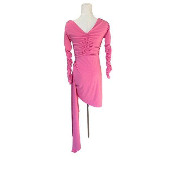 Michael Costello x Revolve - NWT Kurt Mini Dress in Pink Sz M - Picture 8 of 12
